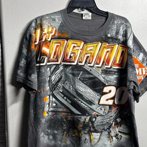 Chase Authentics Gray Men Joey Logano Home Depot T-shirt XL. - Picture 2 of 10